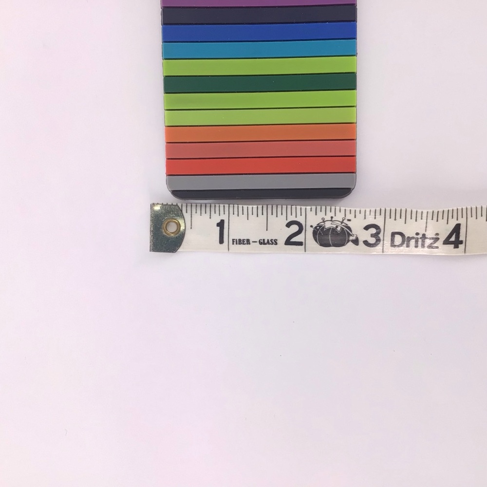 TravelOn Rainbow Color Travel Set of 2 Luggage Tags - Picture 5 of 7